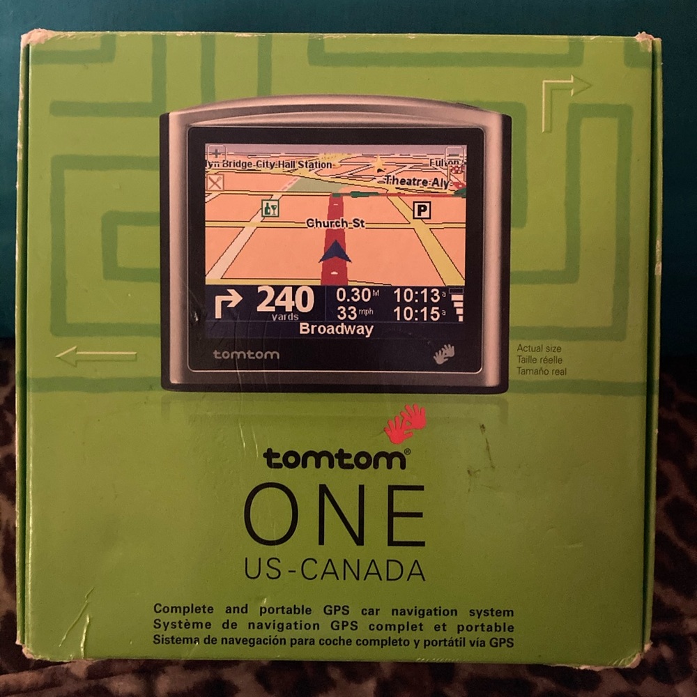 TomTom one navigation system